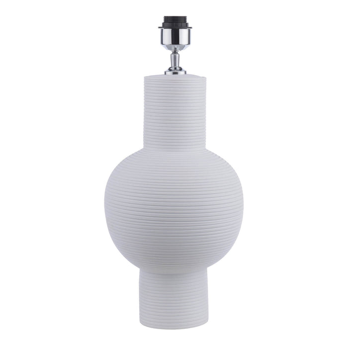 Kiara Table Lamp White Ceramic Base Only