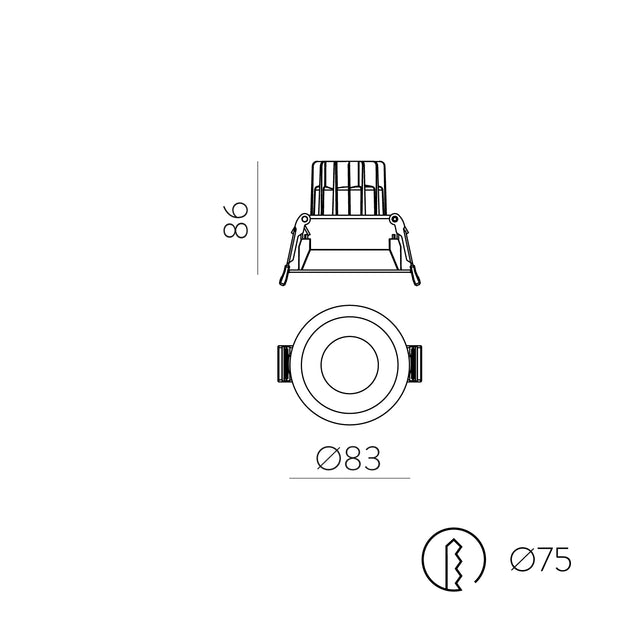 Kidal Recessed