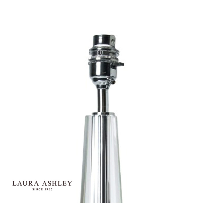 Laura Ashley Blake Large Table Lamp Crystal Polished Chrome Base Only