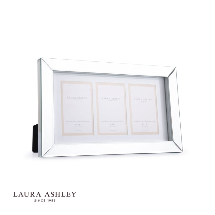 Laura Ashley Block 3 Aperture Photo Frame 4x6"