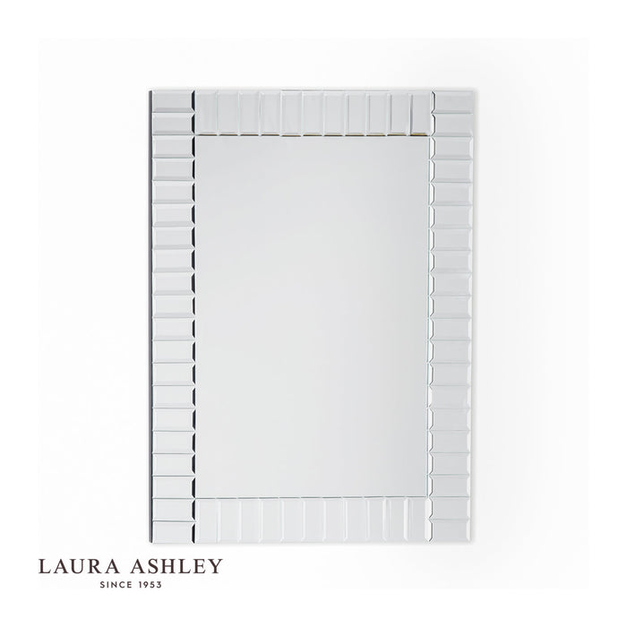 Laura Ashley Capri Small Rectangle Bevelled Mirror 60 x 45cm