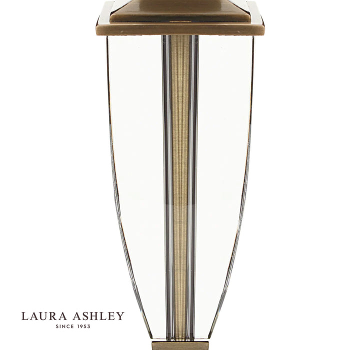 Laura Ashley Carson Large Table Lamp Antique Brass & Crystal Base Only