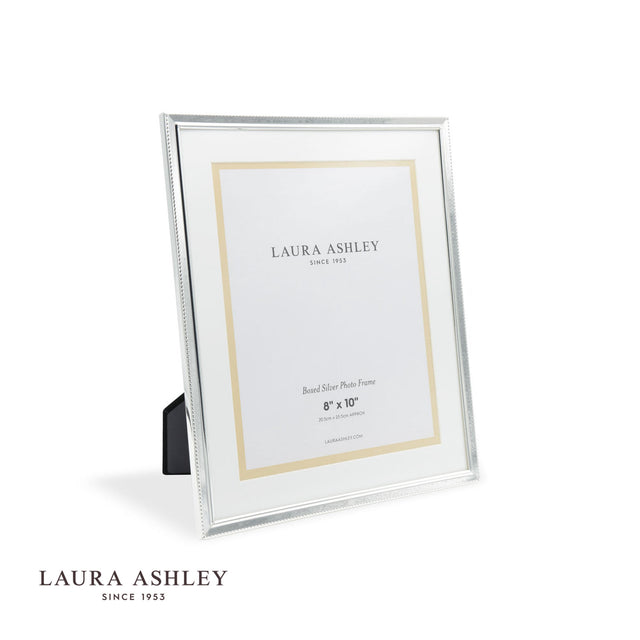 Laura Ashley Boxed Photo Frame Polished Silver 8x10"