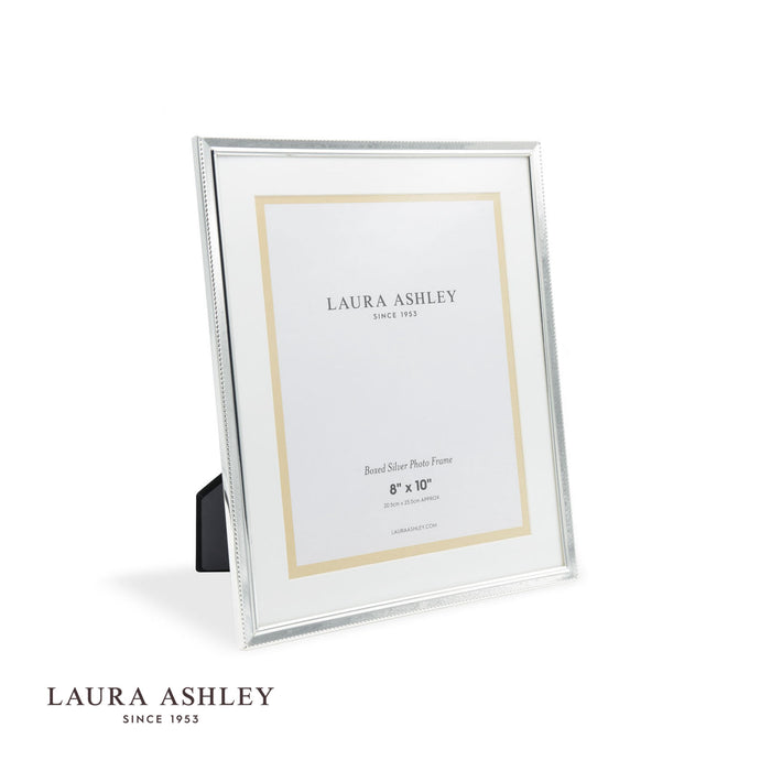 Laura Ashley Boxed Photo Frame Polished Silver 8x10"