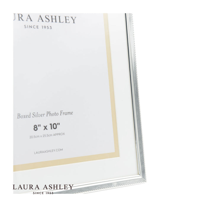 Laura Ashley Boxed Photo Frame Polished Silver 8x10"
