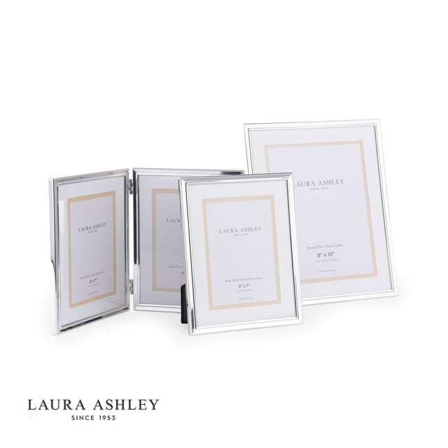 Laura Ashley Boxed Photo Frame Polished Silver 8x10"