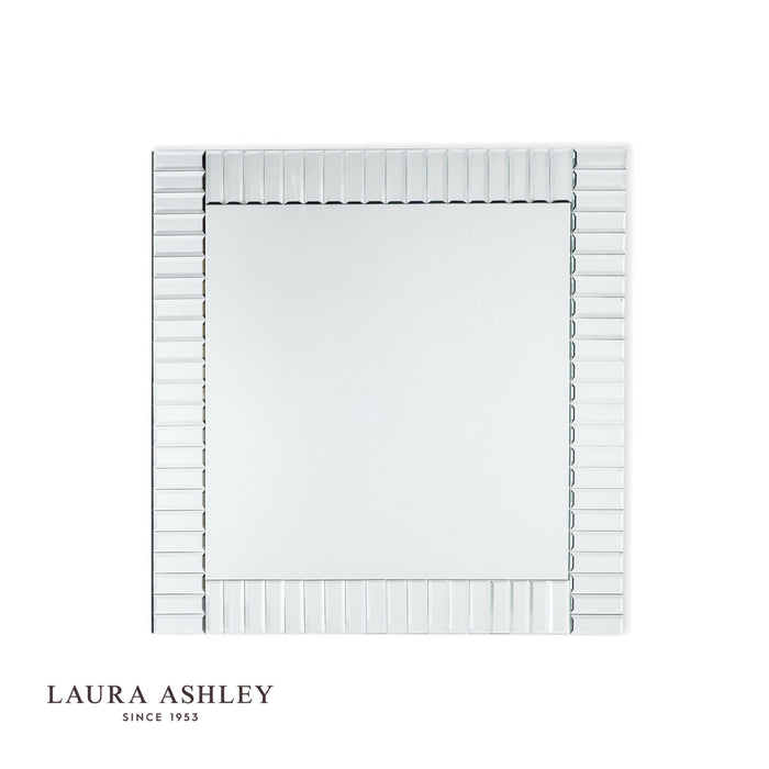 Laura Ashley Capri Large Square Bevelled Mirror 90cm
