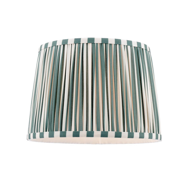 Laura Ashley Denwick Green Cotton Tapered Drum Shade 30cm/12 inch