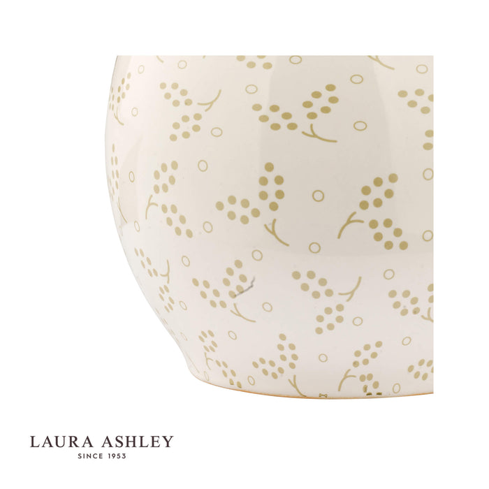 Laura Ashley Breeden Table Lamp Cream Base Only