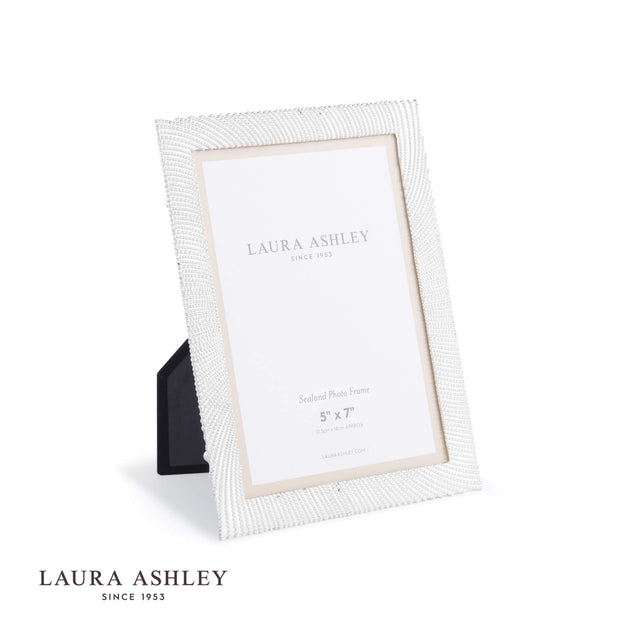Laura Ashley Sealand Photo Frame Polished Silver 5x7 Inch