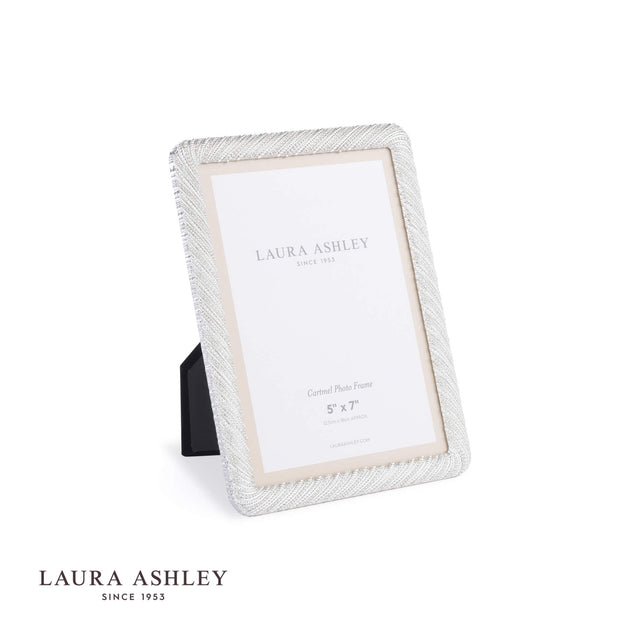 Laura Ashley Cartmel Photo Frame Polished Silver 5x7 inch