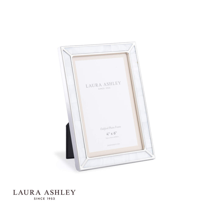 Laura Ashley Oakford Photo Frame Mother Of Pearl 4x6 Inch
