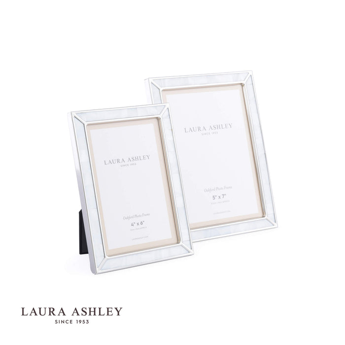 Laura Ashley Oakford Photo Frame Mother Of Pearl 5x7 Inch