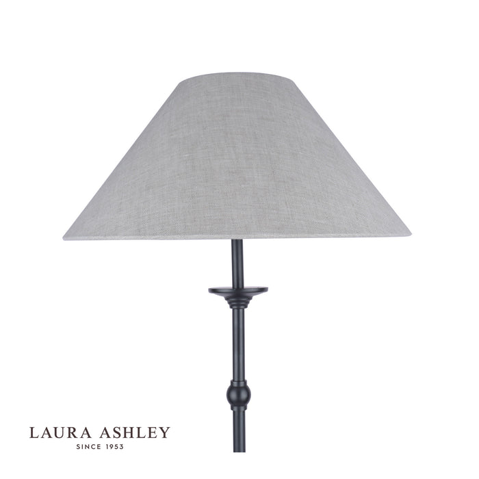 Ludchurch Floor Lamp Industrial Black With Shade