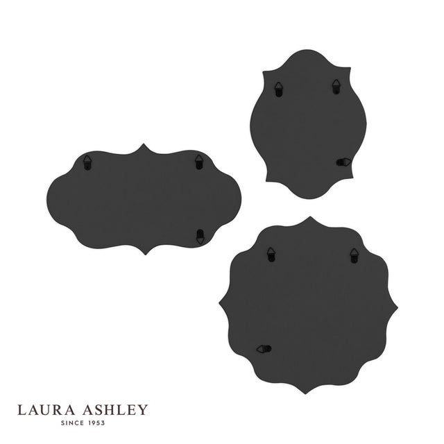 Laura Ashley Rochelle Mirror Black 28cm