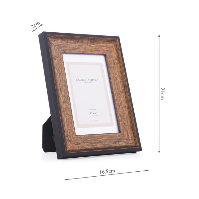 Laura Ashley Cara Photo Frame Bronze 4x6 Inch