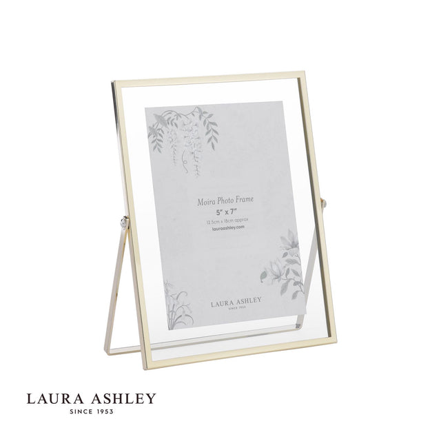 Laura Ashley Moira Photo Frame Polished Gold and Glass