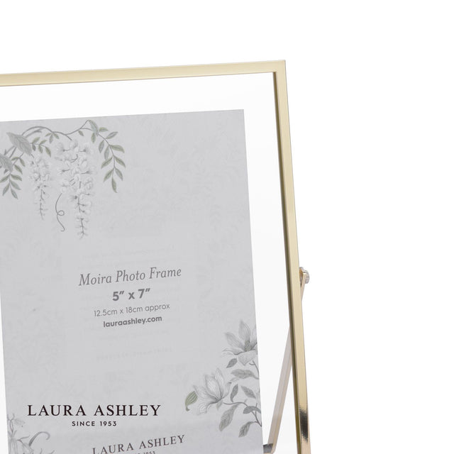 Laura Ashley Moira Photo Frame Polished Gold and Glass