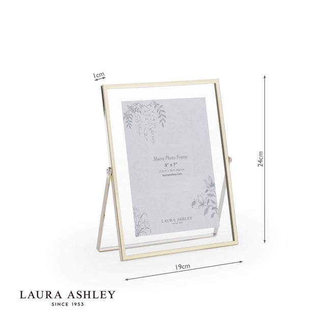 Laura Ashley Moira Photo Frame Polished Gold and Glass