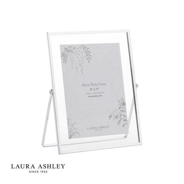 Laura Ashley Moira Photo Frame Polished Silver and Glass
