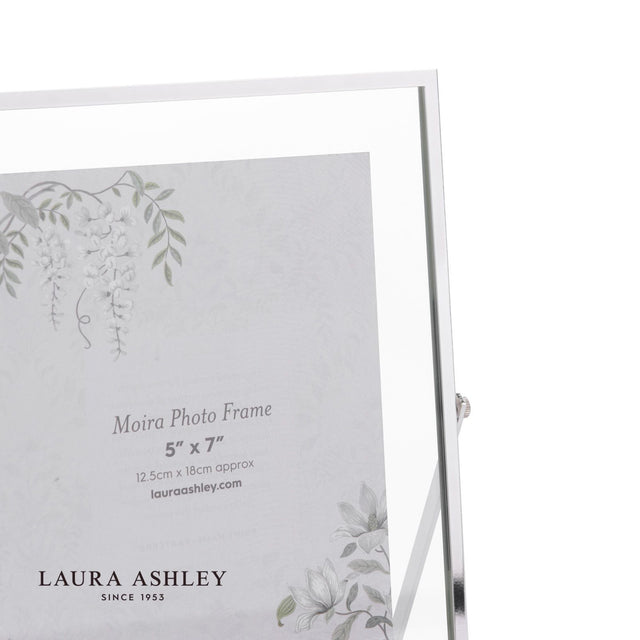 Laura Ashley Moira Photo Frame Polished Silver and Glass