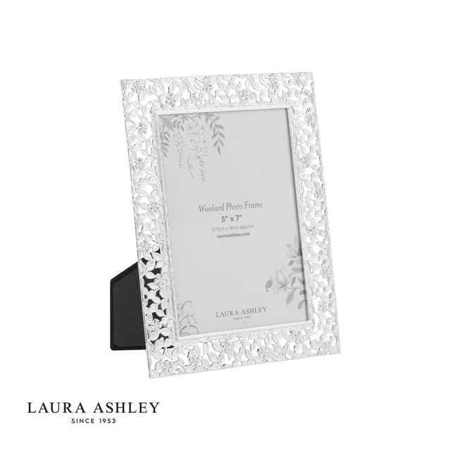 Laura Ashley Woolard Photo Frame Polished Silver