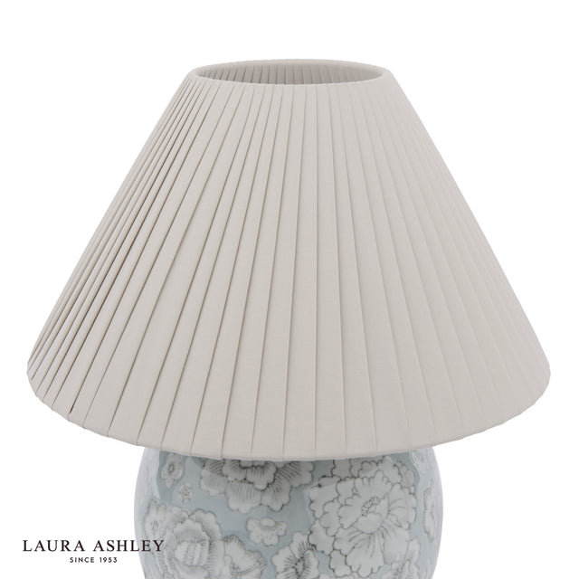 Laura Ashley Montford Table Lamp Blue Ceramic With Shade