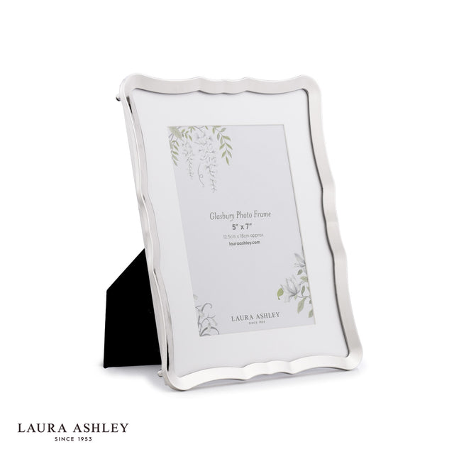 Glasbury Photo Frame Polished Nickel 5 " x 7"