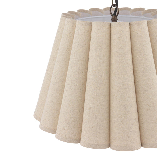 Laura Ashley Holwell 2 Light Pendant Antique Bronze With Shade