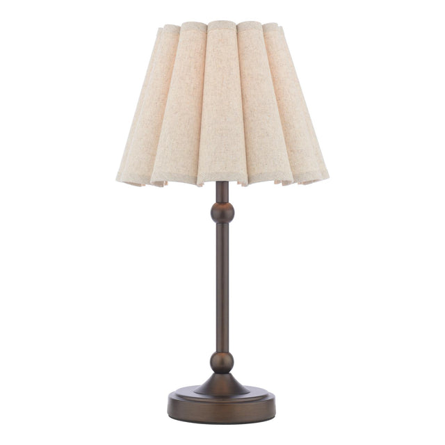 Laura Ashley Holwell Table Lamp Antique Bronze With Shade