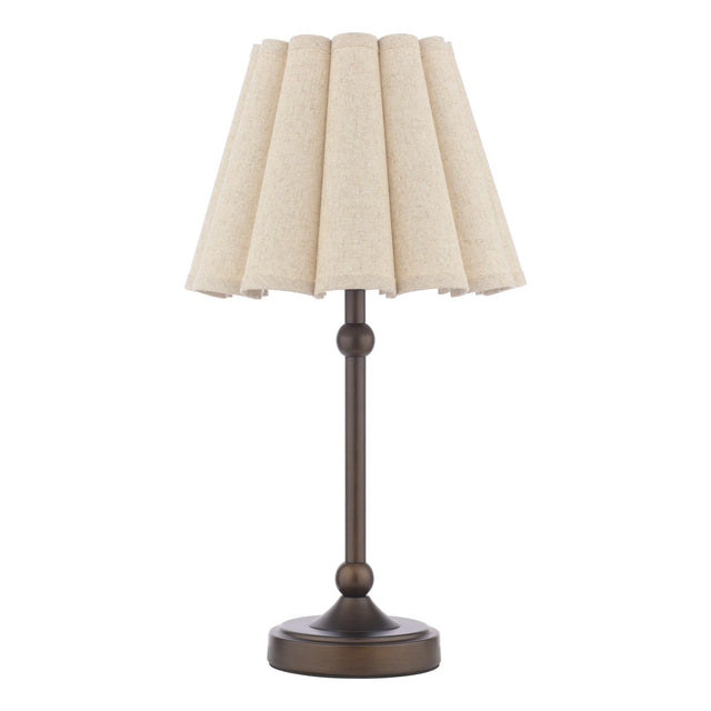 Laura Ashley Holwell Table Lamp Antique Bronze With Shade