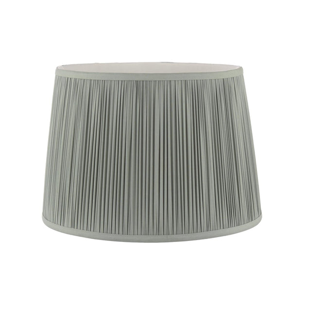 Laura Ashley Hemsley Green 100% Silk Tapered Drum Shade 30cm/12 inch