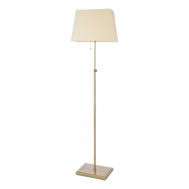 Laura Ashley Bartley Floor Lamp Antique Brass With Shade