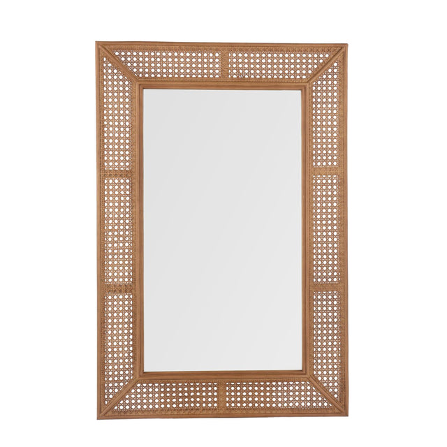 Laura Ashley Bayden Mirror Rattan 91 X 61cm