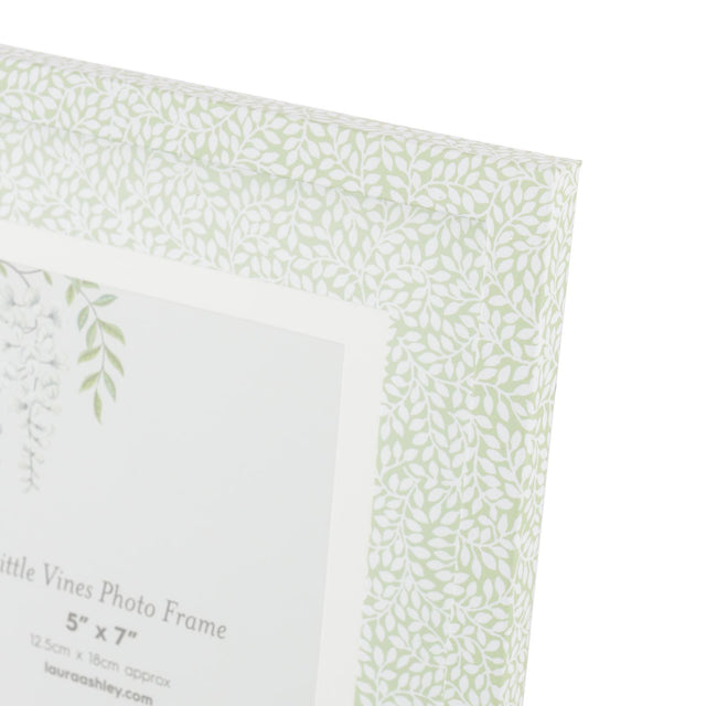 Laura Ashley Little Vines Photo Frame Green 5" x 7"