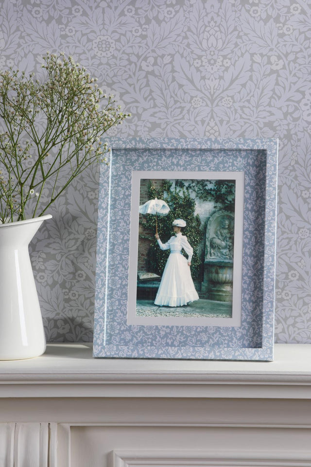 Laura Ashley Sweet Alyssum Photo Frame Blue 5" x 7"