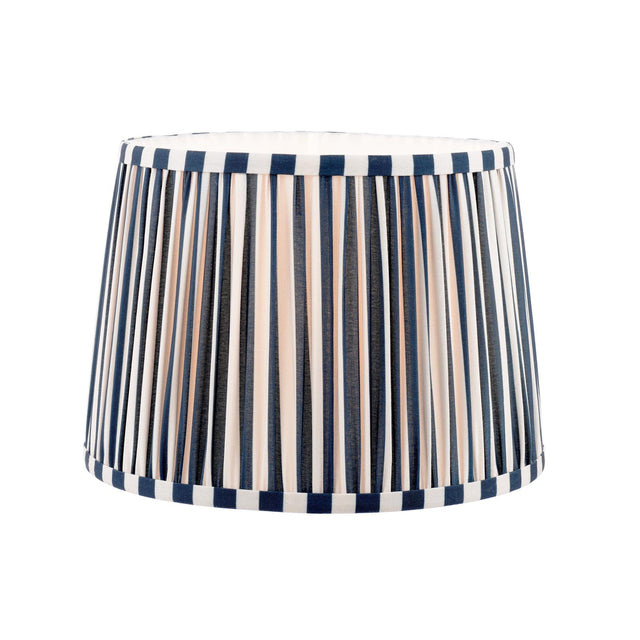Laura Ashley Denwick Blue Cotton Tapered Drum Shade 30cm/12 inch