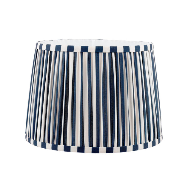 Laura Ashley Denwick Blue Cotton Tapered Drum Shade 30cm/12 inch