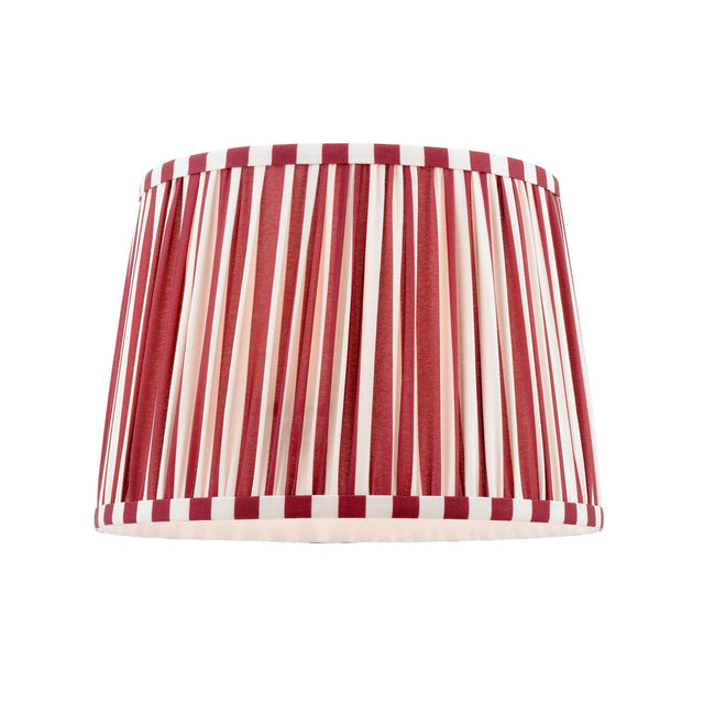 Laura Ashley Denwick Red Cotton Tapered Drum Shade 30cm/12 inch