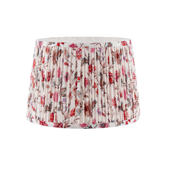 Laura Ashley Lingmell Trail Cream Cotton Tapered Drum Shade 30cm/12 inch