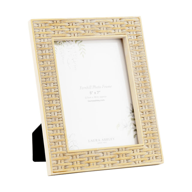 Laura Ashley Fernhill Photo Frame Matt Taupe 5" x 7"