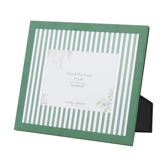 Laura Ashley Denwick Photo Frame Matt Green and Green 7" x 5"