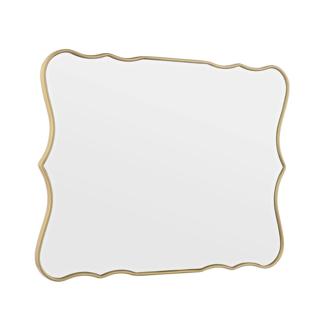 Laura Ashley Medora Mirror Matt Gold 64.5 X 49.5cm