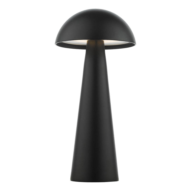 Lyle Rechargeable Outdoor Table Lamp Matt Black LED IP54