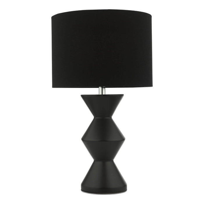Max Table Lamp Black Ceramic With Shade