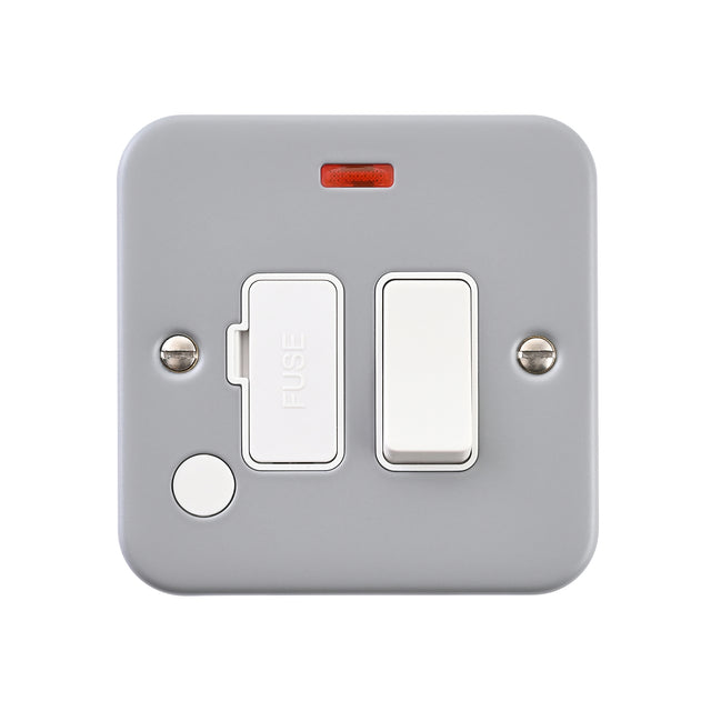 13A Switched Fused Spur Unit with Flex Outlet and Neon