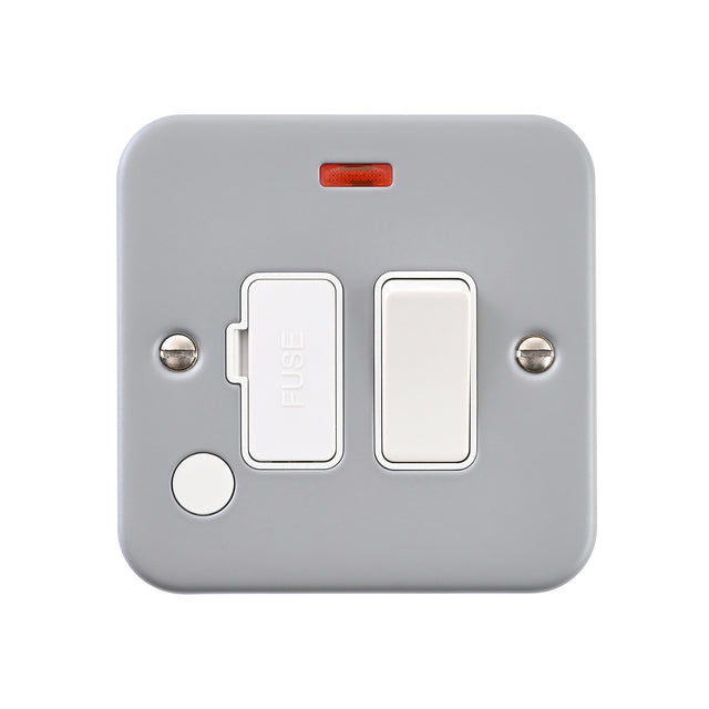 13A Switched Fused Spur Unit with Flex Outlet and Neon