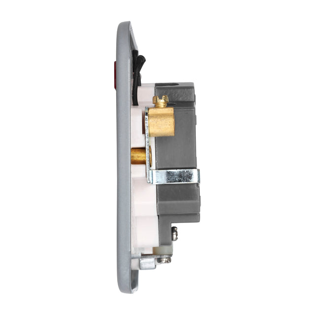 13A Unswitched Fused Spur Unit with Flex Outlet and Neon