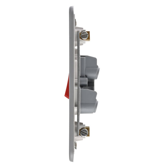 45A Large Plate DP Switch with Neon