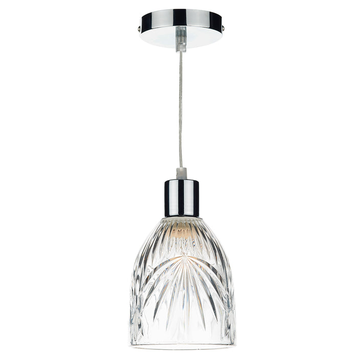 Motif Easy Fit Pendant Clear Glass